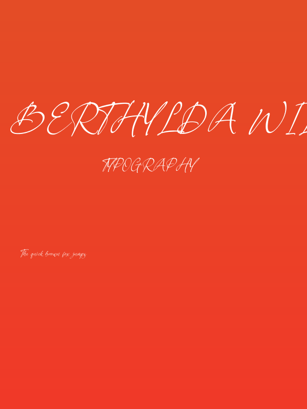 Berthylda Wilonalis Poster