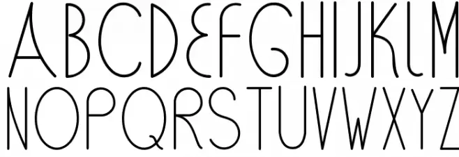 Bertica Regular フォント 大文字