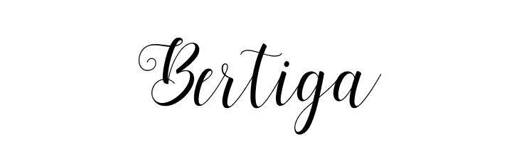 Bertiga  Frei Schriftart Herunterladen