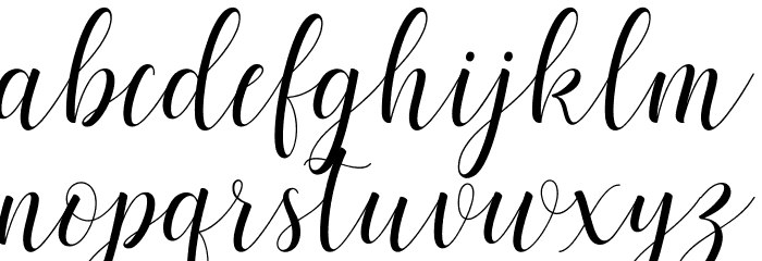 Bertiga Font LOWERCASE
