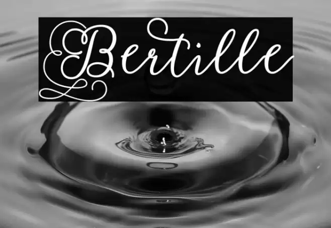 Bertille Font examples