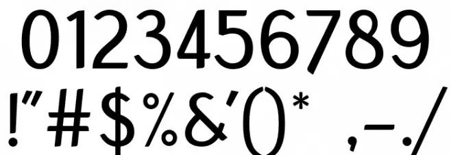 Bertina Font OTHER CHARS