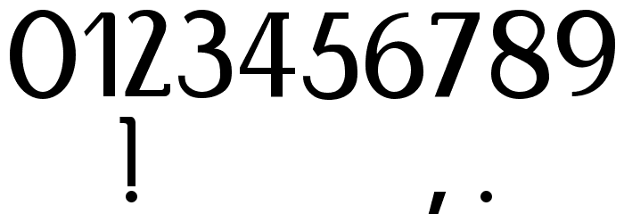 Bertolt Brecht Font OTHER CHARS