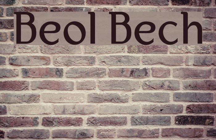 Bertolt Brecht Font examples