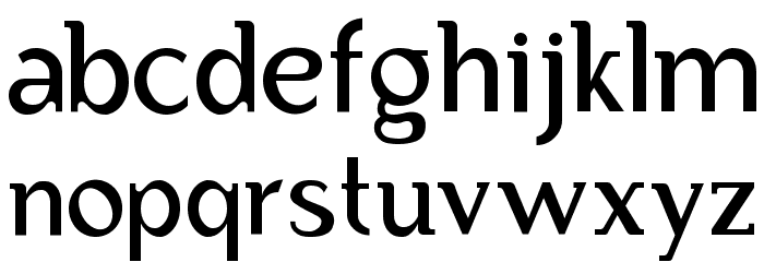 Bertolt Brecht Font LOWERCASE