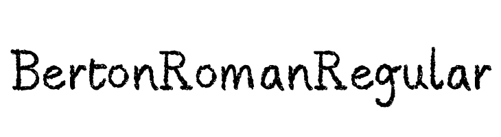 Berton Roman Regular  font caratteri gratis