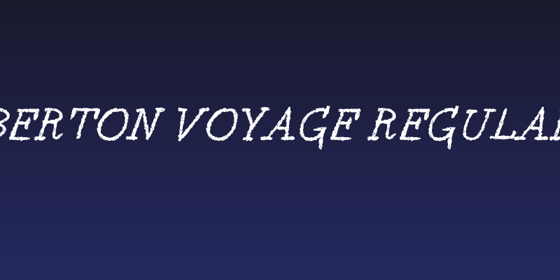 Berton Voyage Regular Social Header
