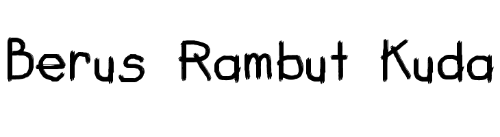Berus Rambut Kuda  baixar fontes gratis
