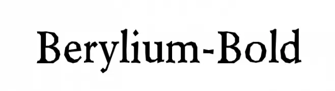Berylium-Bold 