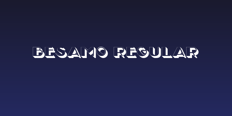 Besamo Regular Social Header