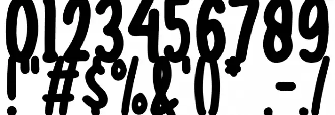 Besans Font OTHER CHARS