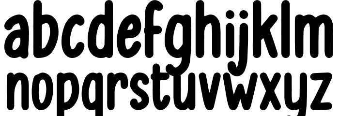 Besans Font LOWERCASE