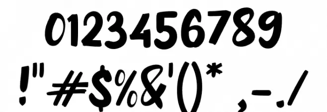 Beshary Font Alte caractere