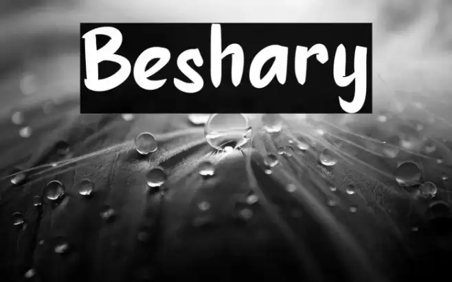 Beshary Font examples