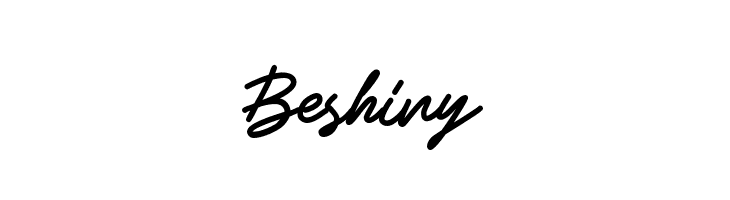 Beshiny Font