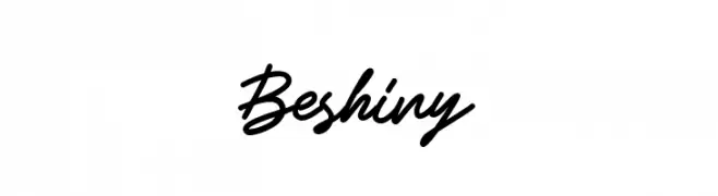 Beshiny  フリーフォントのダウンロード