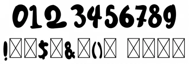 Beside Blinds Font OTHER CHARS