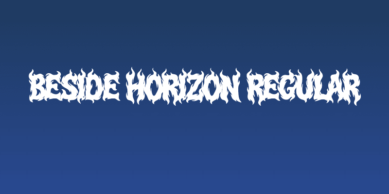 Beside Horizon Regular Social Header
