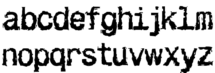 Besign Font LOWERCASE