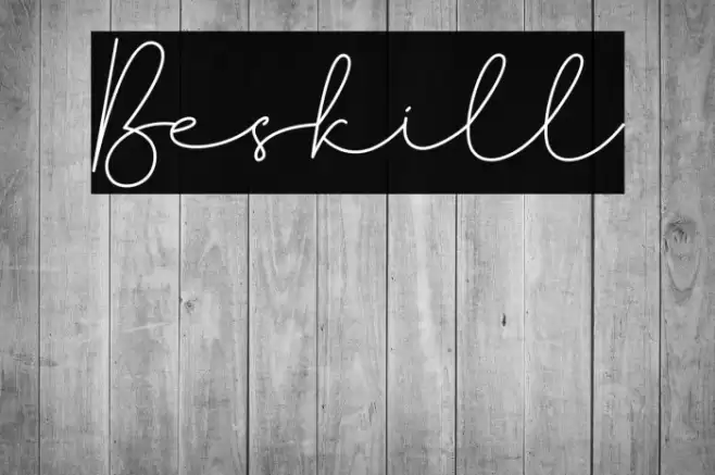 Beskill Font examples