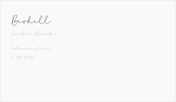 Beskill Business Card