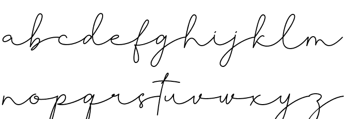 Beskill Font LOWERCASE