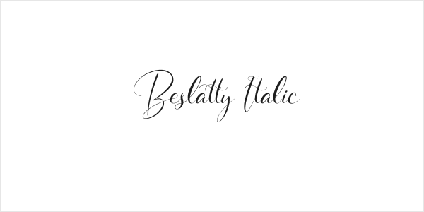 Beslatty Italic Logo