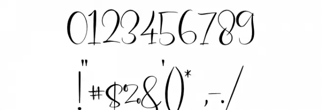 Beslatty Font OTHER CHARS