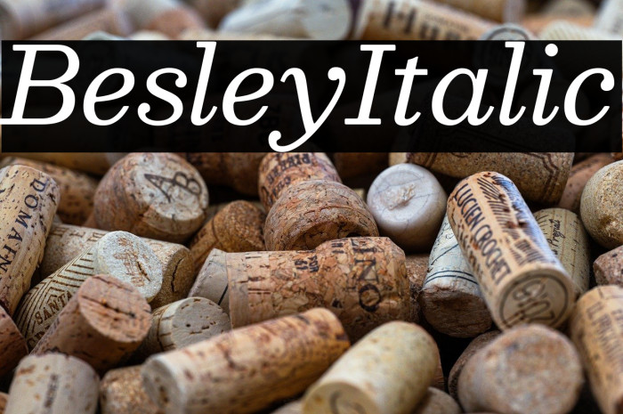 Besley Italic Example 2