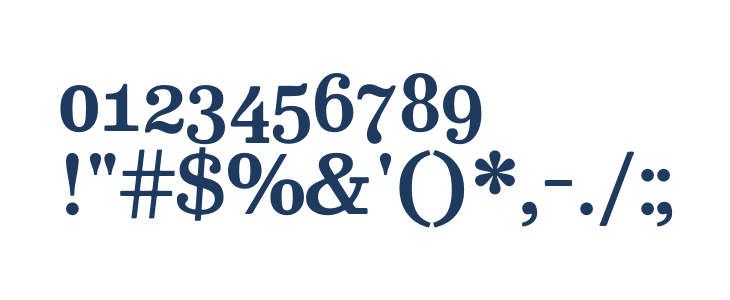 Besley* Medium Other Characters