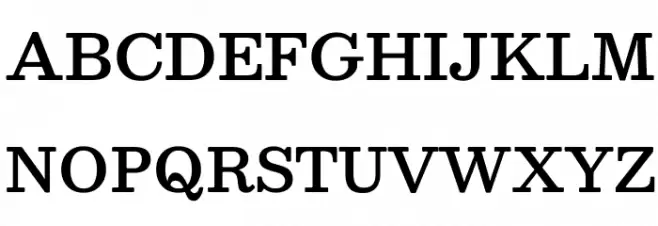 Besley* Medium Font UPPERCASE