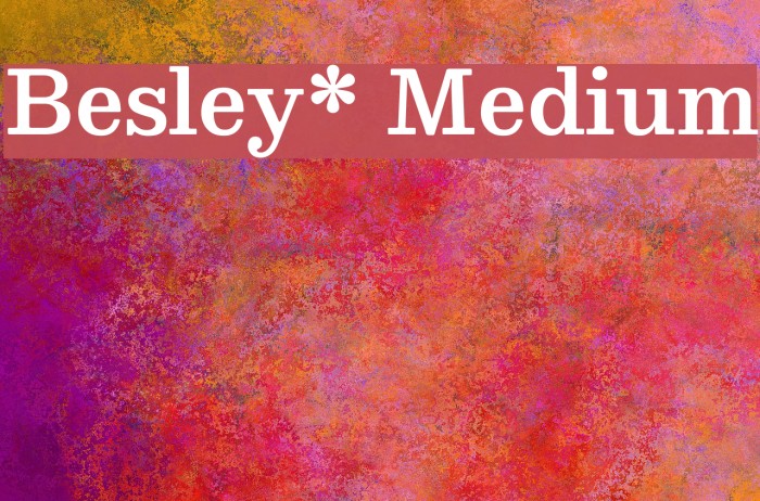 Besley* Medium Example 3