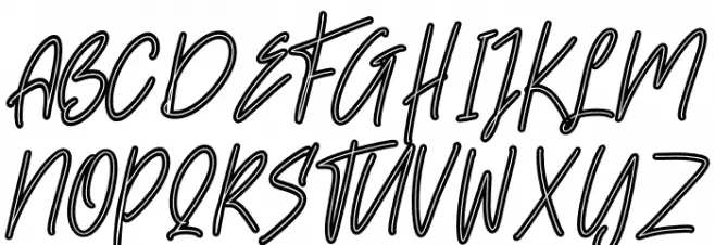 Beslyn Font Litere mari