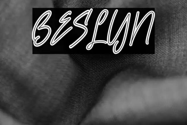 Beslyn Font examples