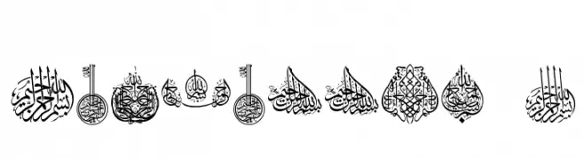 Besmellah 2  Frei Schriftart Herunterladen