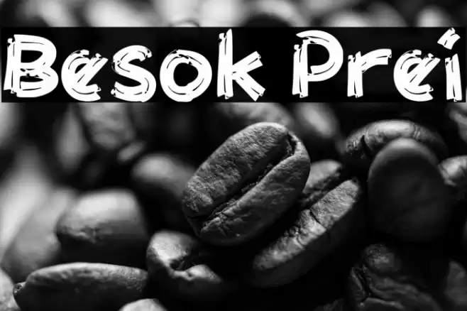 Besok Prei Font examples