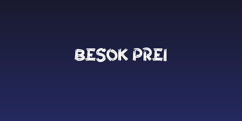 Besok Prei Social Header