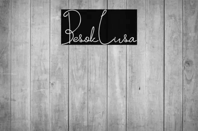 BesokLusa Font examples