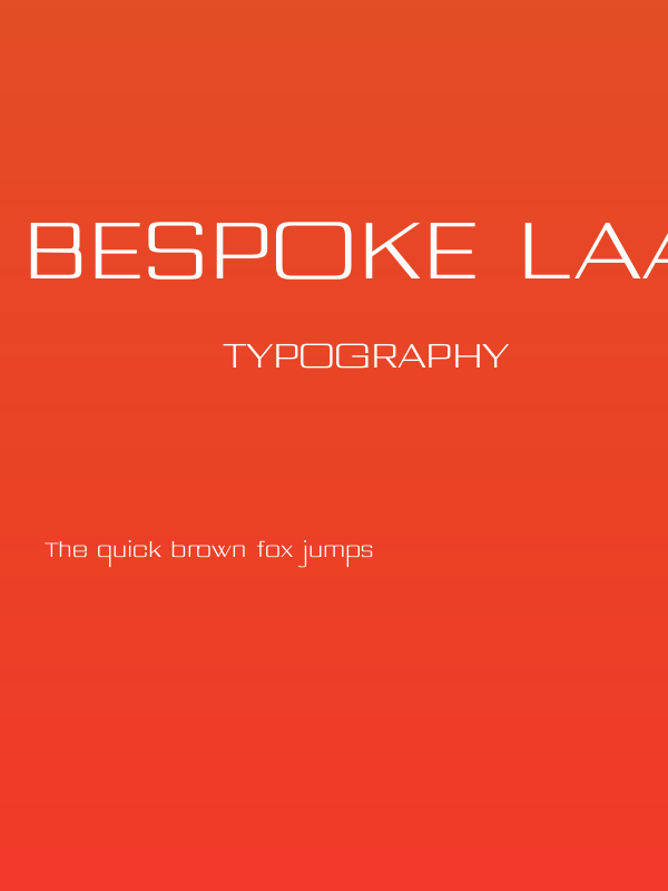 Bespoke LaaDCX2ge- Poster