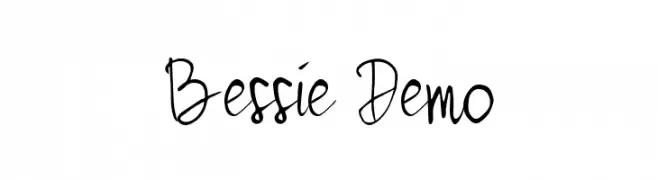 Bessie Demo  नि: शुल्क फ़ॉन्ट्स डाउनलोड