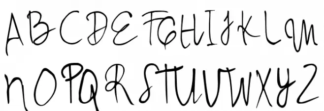 Bessie Demo Schriftart Groß