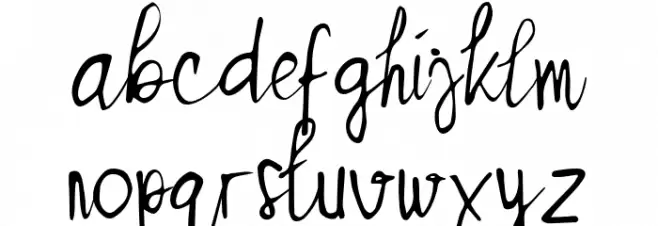 Bessie Demo Schriftart Kleinbuchstaben