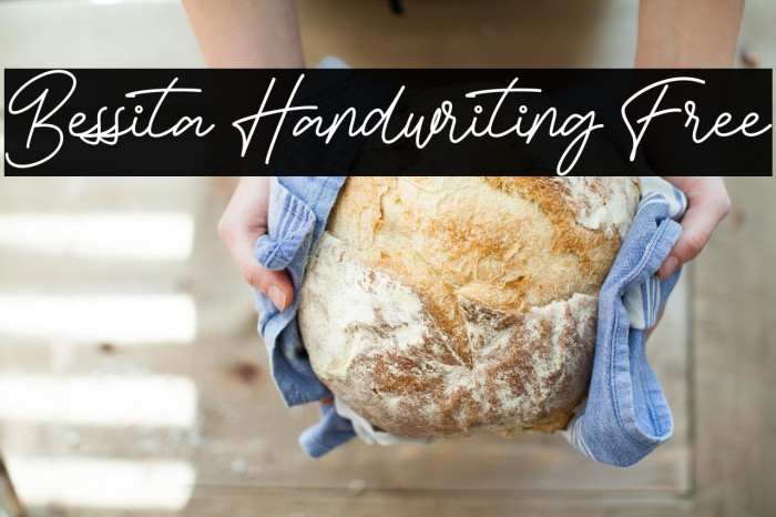 Bessita Handwriting Free Example 1