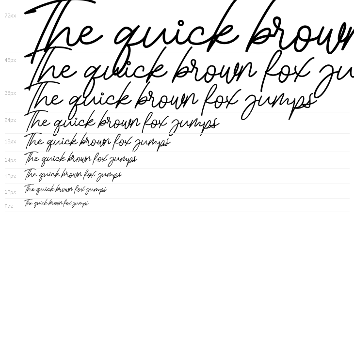 Bessita Handwriting Free Waterfall