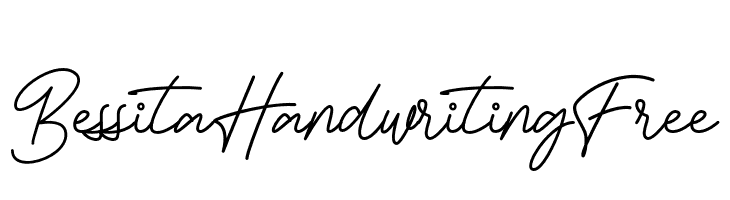 BessitaHandwritingFree  नि: शुल्क फ़ॉन्ट्स डाउनलोड