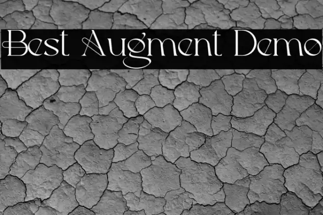 Best Augment Demo Font examples