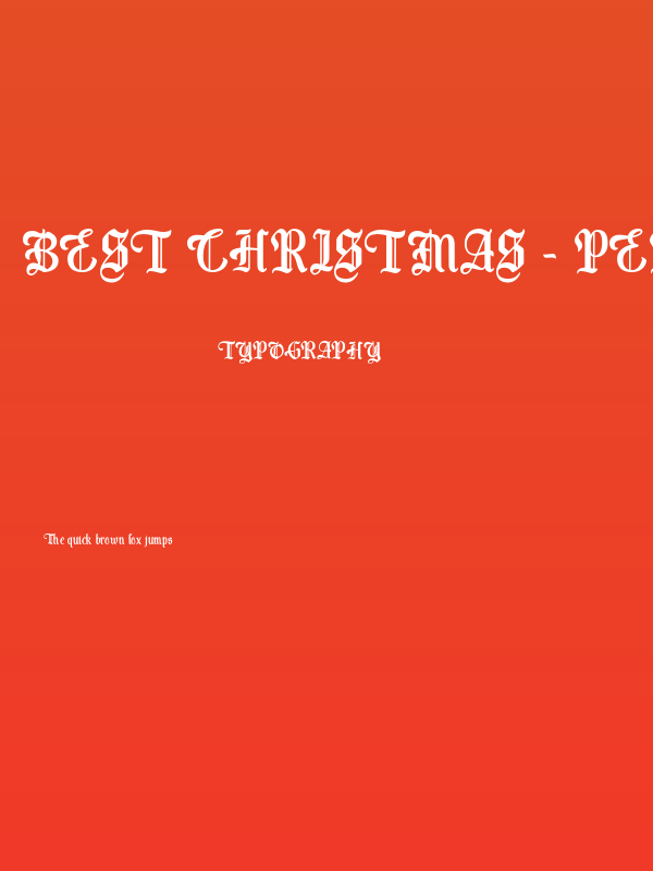 Best Christmas - Personal Use Poster