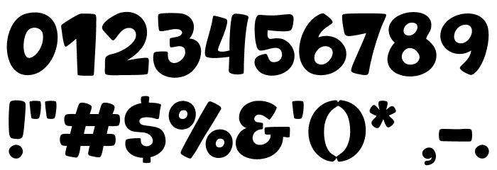 Best Curry Font OTHER CHARS