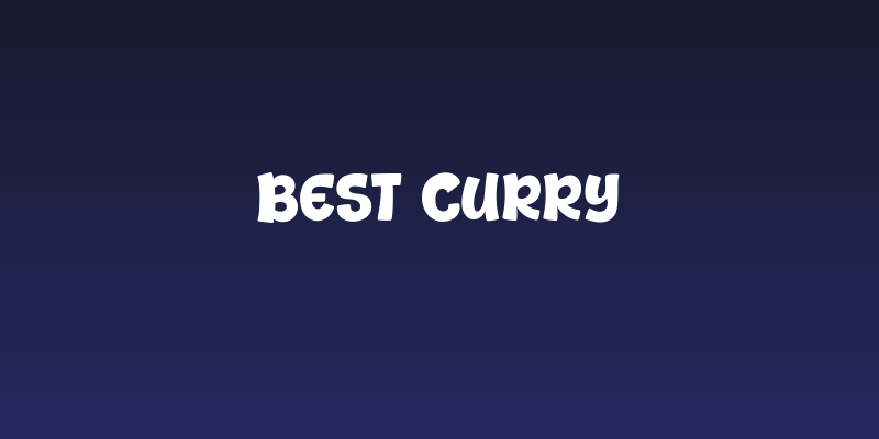 Best Curry Social Header