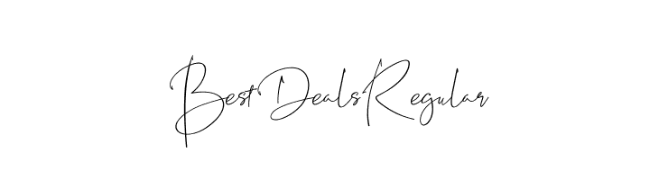 Best Deals Regular  Frei Schriftart Herunterladen